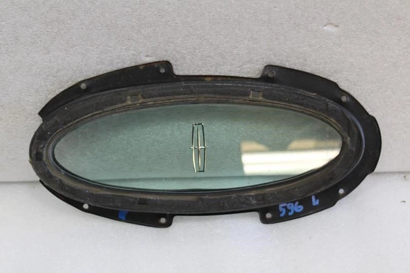 1976 LINCOLN CONTINENTAL MARK IV JANELA OVAL TRASEIRA DE VIDRO QUARTO - Imagem 2 de 4