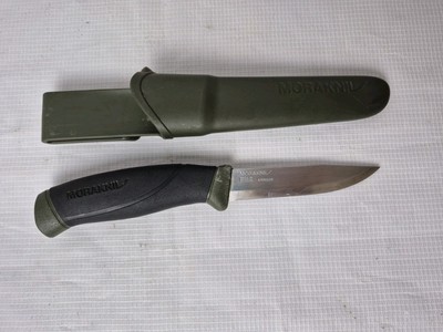 Morakniv Companion MG Carbon Steel Knife - Military Green
