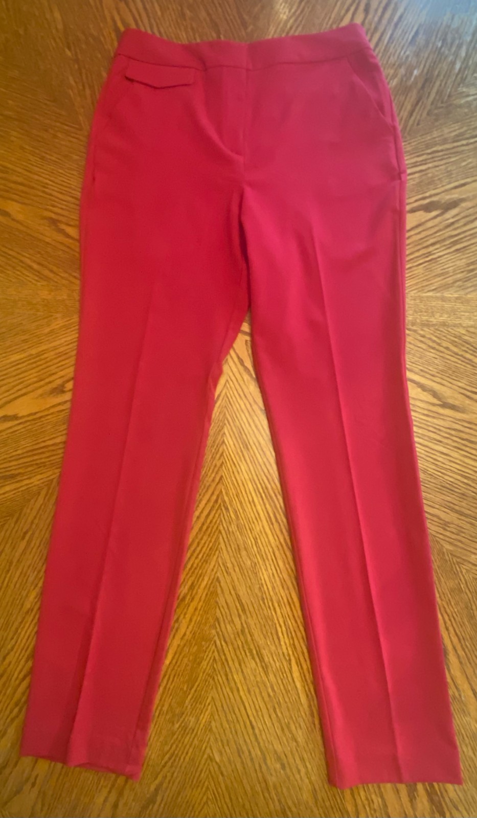 New York & Company Dress Pants, Size 10 Tall, Dark Red, Brand New