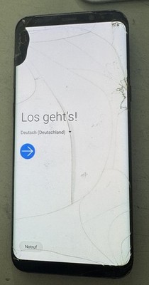 Original Display Samsung Galaxy S8 Plus LCD Volle Funktion Sprung Mit Rahmen