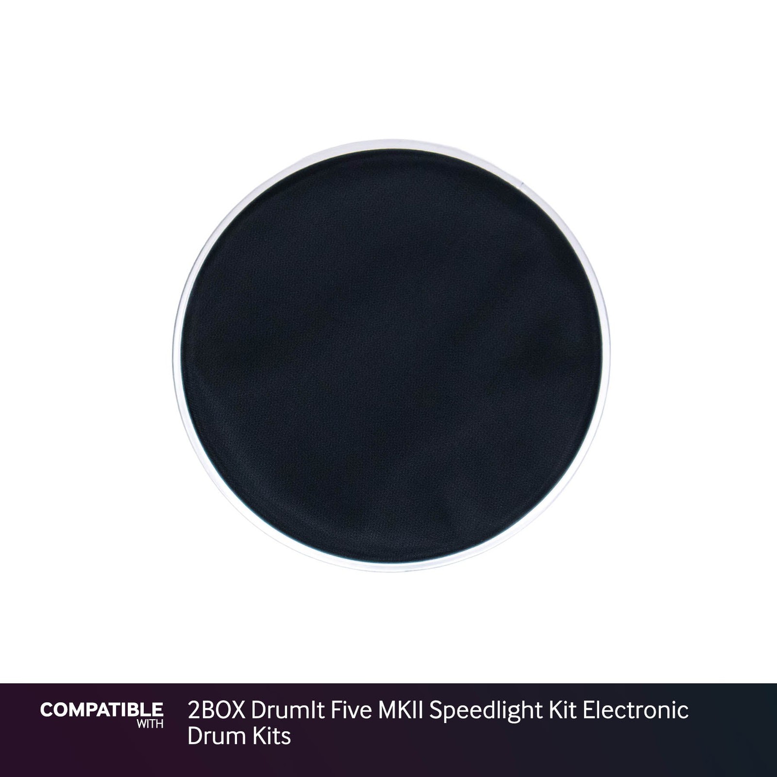 Black 8" Mesh Drum Head for 2BOX DrumIt Five MKII Speedlight Kit Electronic Drum
