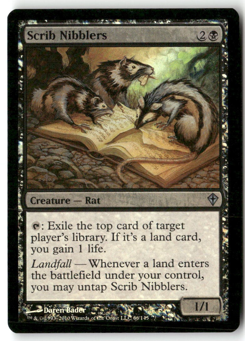 Worldwake #66 Scrib Nibblers Foil