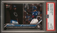 2023 Topps Now Mookie Betts LeBron James Salute To Greatness #736 PSA 10 GEM MT!