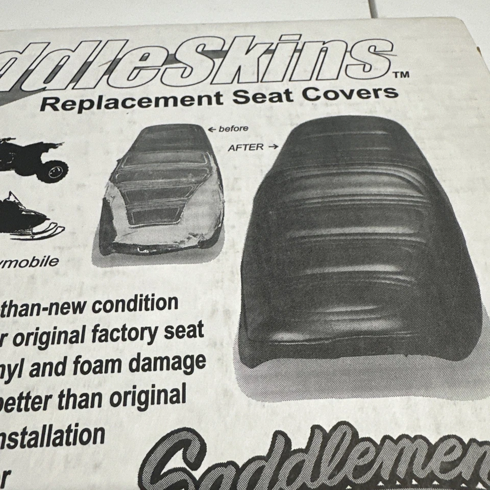 Сменный чехол для сиденья Saddle Skins деталь 0821-0609 седло мужское черное 2 штуки США - Изображение 4 из 4