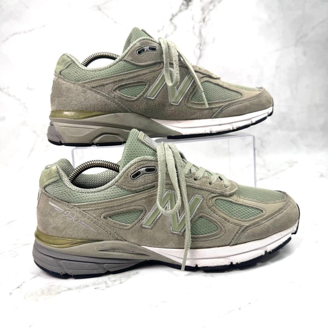 New Balance 990V4 Mint Silver US 8 Men Made in USA Rare Color Sneakers image 4