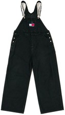 VTG Tommy Hilfiger Denim Bib Overalls Mens Large Carpenter Loose Logo Hiphop Y2K