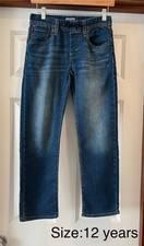 Denizen from Levi  s Boys Jeans Size 12 Regular Blue Denim Stretch Straight Leg