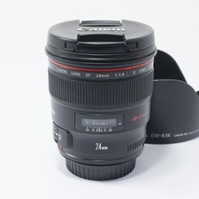 Canon EF24mm F1.4L II USM Wide Angle Prime Lens Full Frame EF Mount Used H0903