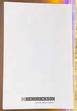 Hendrickson Tandem Suspension Semi Truck Service CAR PARTS PAD PAPER Vintage 60p