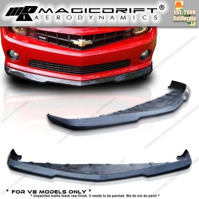 For 10 11 12 CHEVY CAMARO SS V8 URETHANE PU FRONT BUMPER CHIN LIP SPOILER GFX