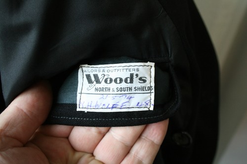 Vtg 1974 Royal Navy military blue double breasted gold button dress Jacket large - Picture 12 of 12