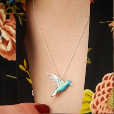 Collier pendentif Colibri Bleu…