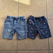 2 pcs Shorts Levi's blue denim shorts 6-7y Garanimals 5T Cotton