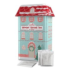 Christmas Painted House Winter Spiced Tea Tin – 80 Teabags by Charbrew