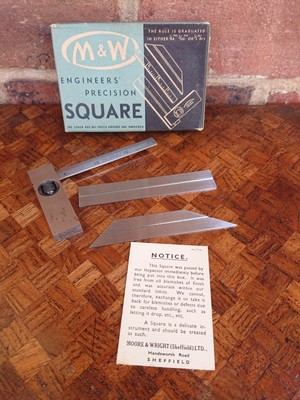 Vintage Moore and Wright No. 416 Matrizenmacher verstellbar Vierkant Maschinist Werkzeug