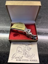 Vintage Greist Blind Stitch Hemmer In Original Box with Instructions Made In USA