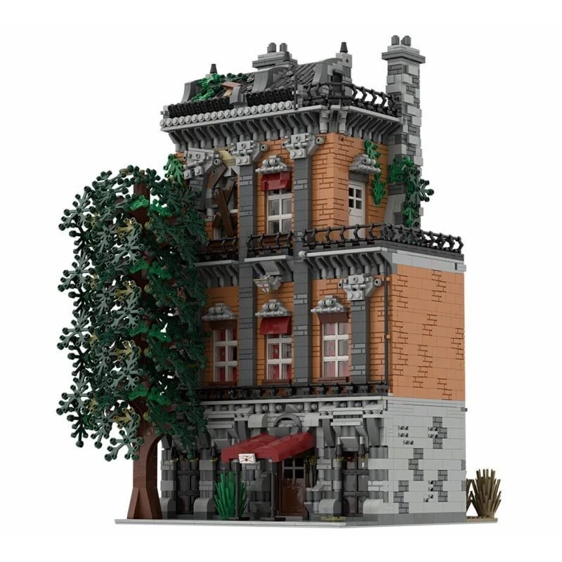 MOC-4588 Modular Building The OLD TOWN HOSTEL with Detailed Interior 5286 Pcs - Image 2 of 4