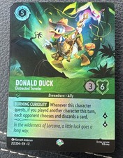 Donald Duck - Distracted Traveler - 212/204 - Epic  Disney Lorcana Wilds Unknown