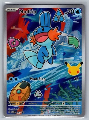 Mudkip MEP057 Pokemon First Partner Series 3 Promo 2026 Holo Near Mint NM