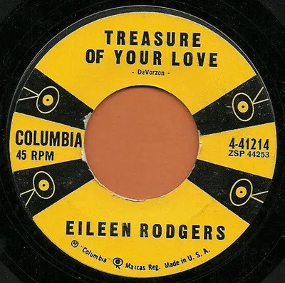 Eileen Rodgers A Little Bit Bluer Vinyl Single 7inch Columbia