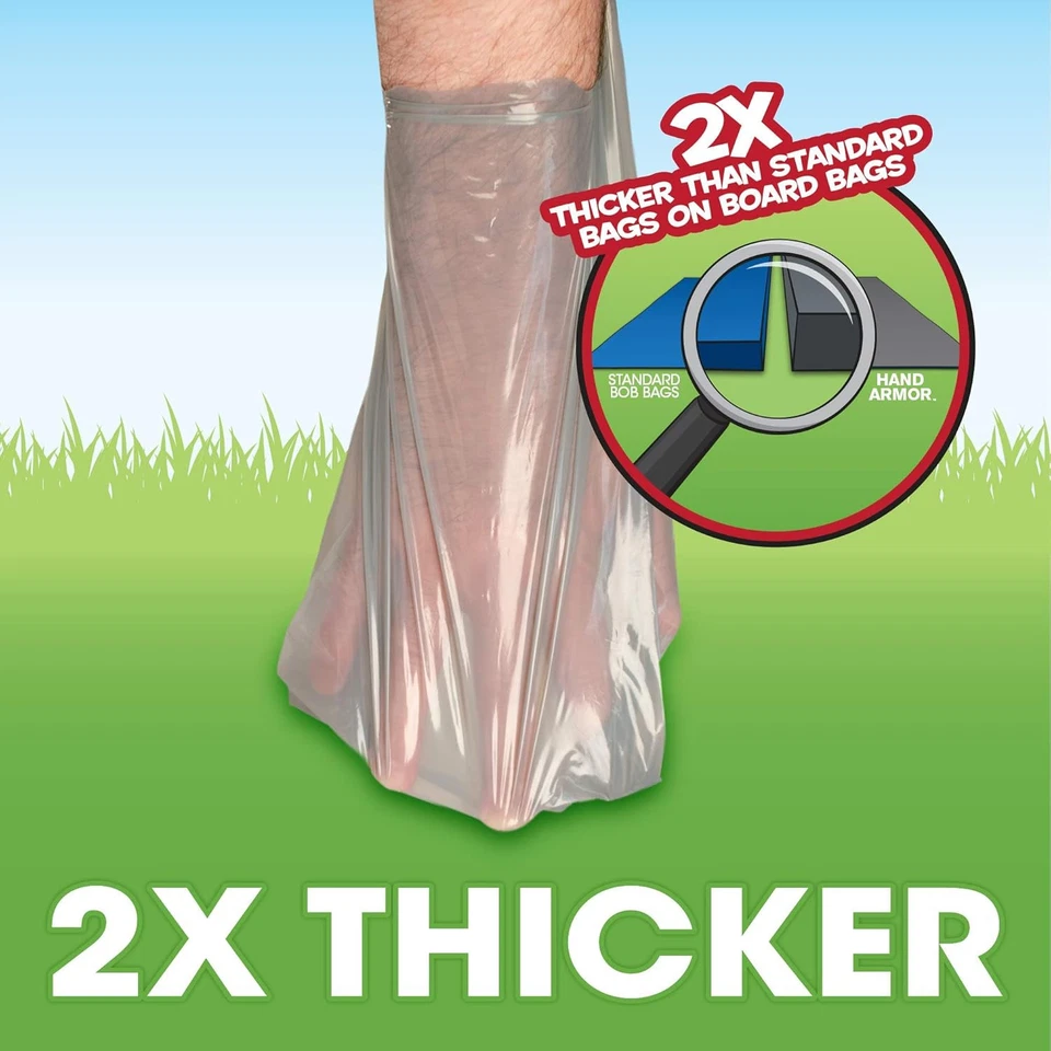 Bolsas a bordo bolsas de residuos de perros extra gruesas 200 unidades a prueba de fugas dibujar con una mano Foto 3 de 4