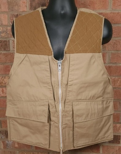 Vintage Browning Hunting Vest Sportsman's Apparel Game Pouch Mens Size Large