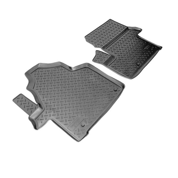 3D Gummi Fussmatten FüR VW Crafter | 2006 - 2016 | Passgenau + Rand-image