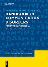 Dorit Ravid Handbook of Communication Disorde...