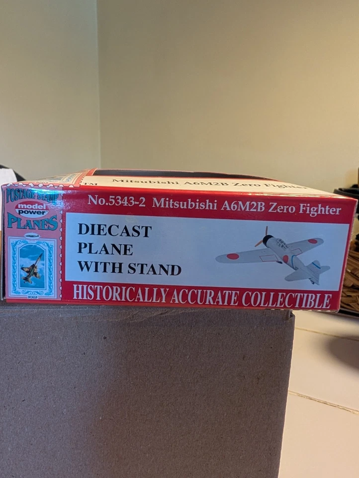 Postage Stamp Planes Model Power Mitsubishi A6M2B Zero Fighter - Image 3 of 4