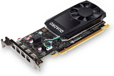 Scheda video NVIDIA Quadro P600 2 GB GDDR5 4x mini Display Port 1.4 + adattatore