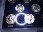 1942-1945 WWII "GEM" UNCIRCULATED JEFFERSON WARTIME 35% SILVER NICKEL COIN SET — photo 7