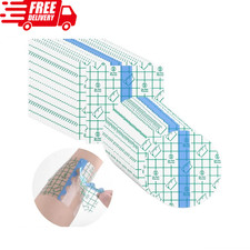 50 Pcs Waterproof Adhesive Bandages Transparent Stretch Tattoo Aftercare Bandage