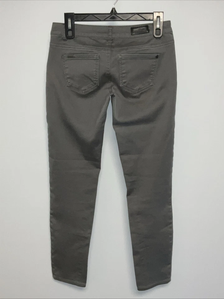 Женские узкие джинсы Celebrity розовые с заниженной талией 3 цвета серые - Изображение 2 из 4