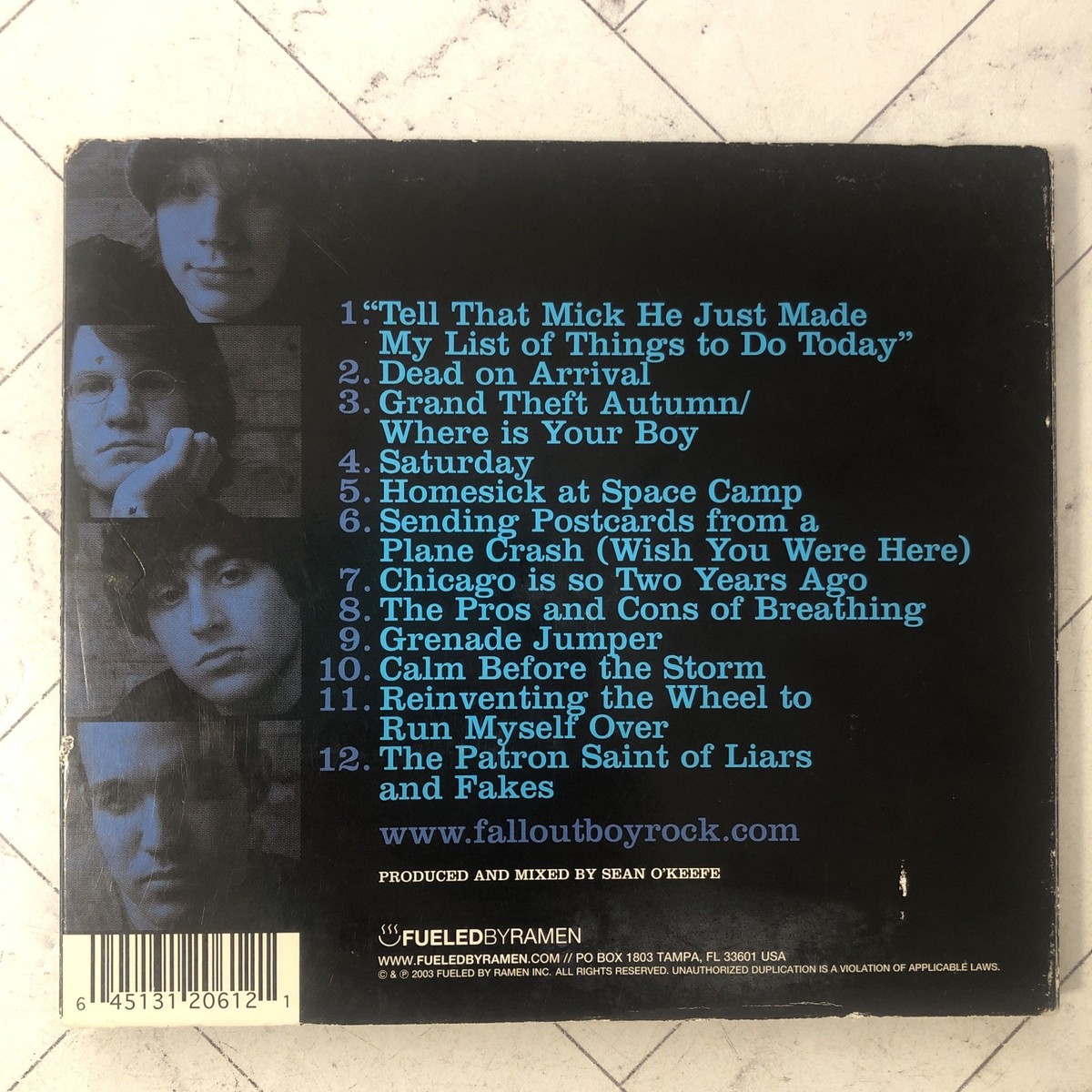 Take this to Your Grave by Fall Out Boy (CD, 2003) for sale