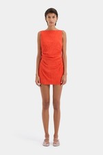 Sir The Label Ligera Mini Dress in Tangerine Size 0 / AU 6