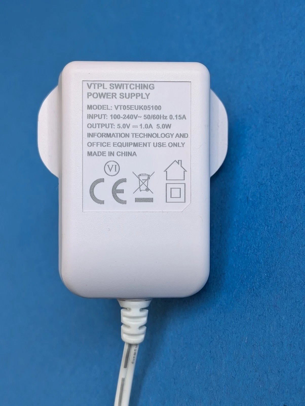 VTech Baby Monitor charger - USB-C cable for RM5754HD, RM7764HD etc VT05EUK05100 - Picture 3 of 6