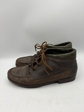Vintage Cole Haan Lockridge Moctoe Chukka Boots Hunter Green Brown Size 9.5 M