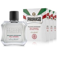Balsamo Dopobarba Uomo Pelli Sensibili 3 x 100ml Dopobarba uomo con estratti di