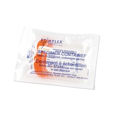 MEDEGEN MEDICAL PRODUCTS P02-B1202-10-OR Specimen Container,120 mL,PK100 246A05