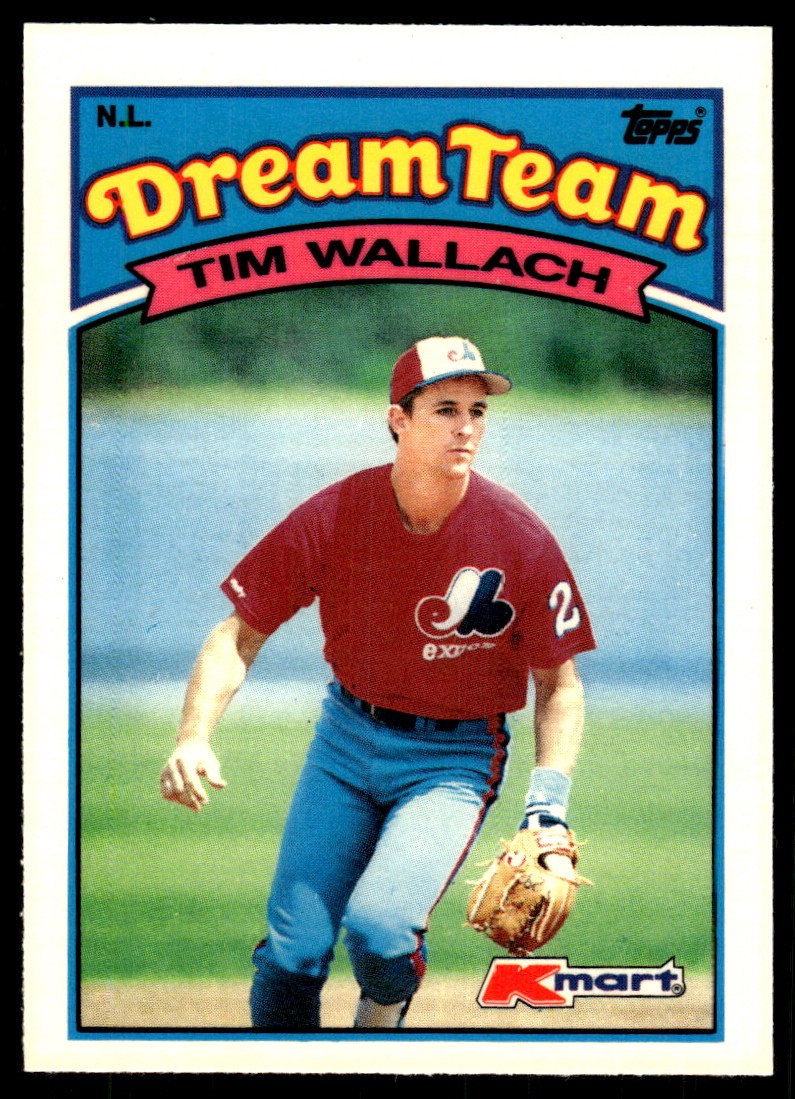 Tim Wallach 1989 Topps Kmart Dream Team #25 Expos MLB READ FREE SHIPPING