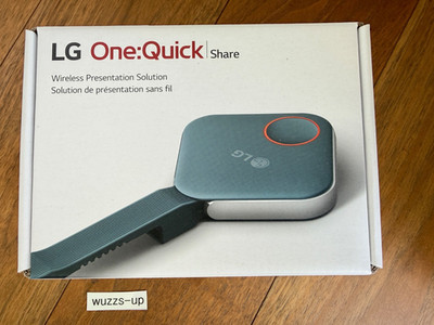 LG One:Quick Share Wireless Presentation Solution For LG Displays SC-00DA