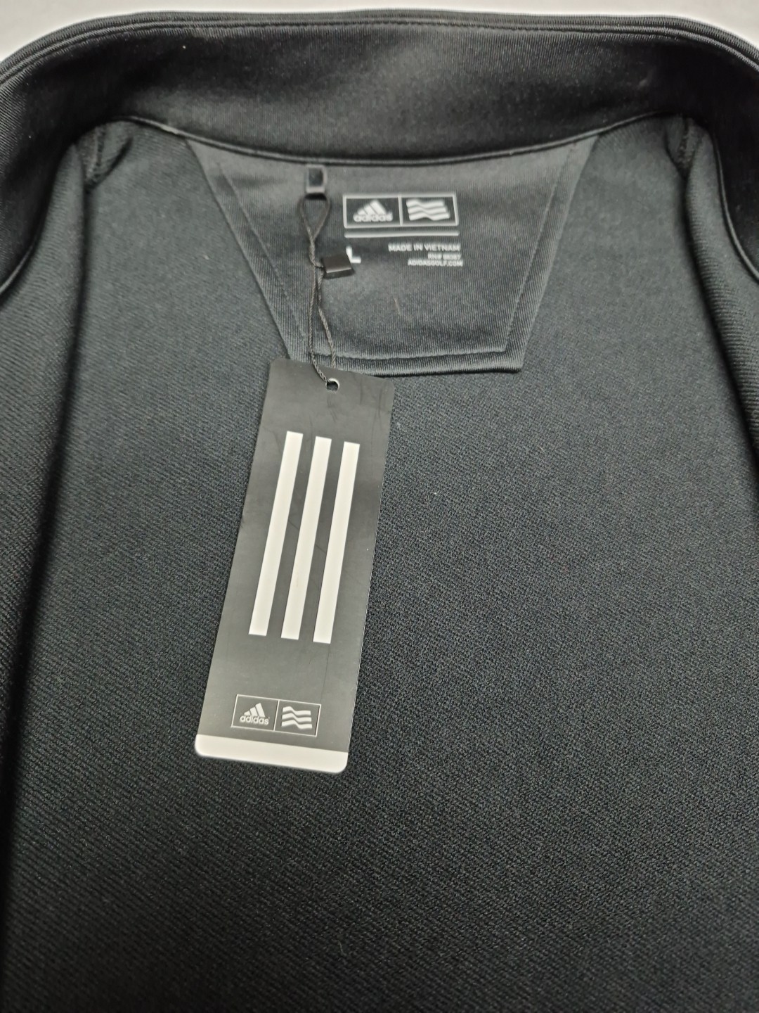 Adidas Men's Golf Jacket~Full Zip~Sz Large~Black~NWT thumbnail 6