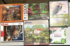 PUZZLES LOT OF 6 - VARIOUS MAKERS - GREAT CONDITION