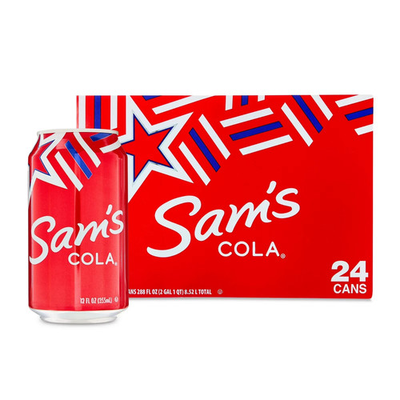 #ad NEW Sams Cola Soda Pop 12 fl oz 24 Pack Cans $8.99