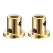 Geflanschte 5 mm x 9 mm x 10 mm &ouml;lfreie Gleitlager Buchse H&uuml;lse Messing 2stk