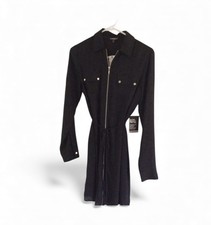 Express Black Lined Knee Length Dress Size XS