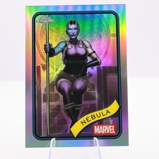 2025 Topps Chrome MARVEL NEBULA Silver Refractor #167 Guardians of the Galaxy