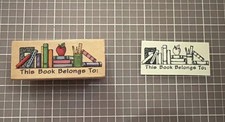 All Night Media Exlibris Dieses Buch gehört Gummistempel Lehrer Schüler