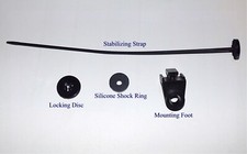 2 RADIATOR ELECTRIC FAN MOUNTING KITS STRAP ZIP TIE INTERCOOLER TRANS OIL COOLER