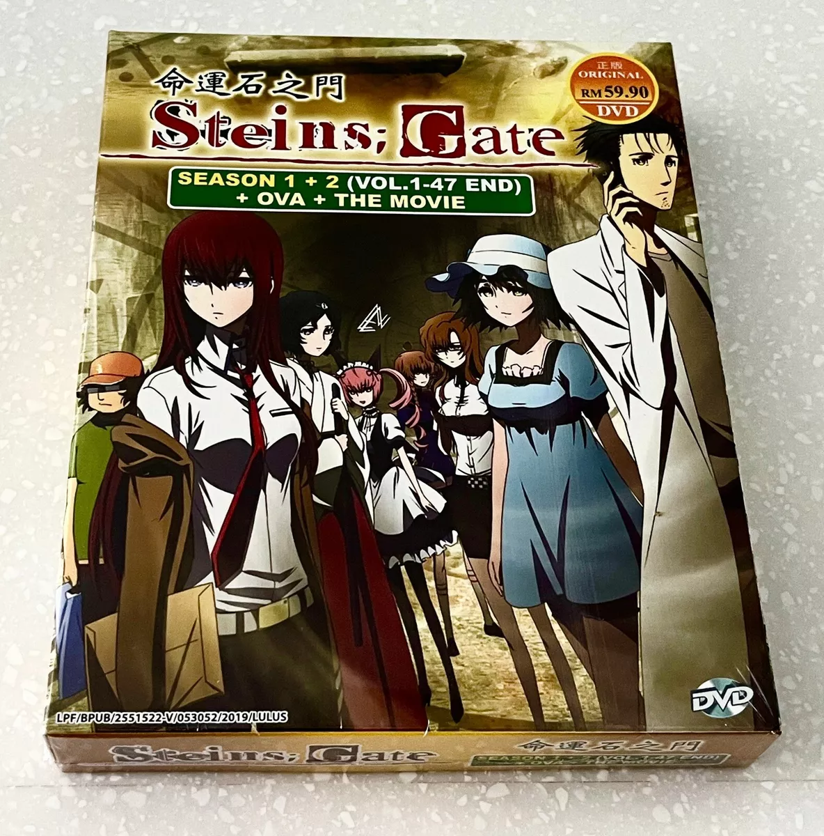 ANIME DVD Steins;Gate Season 1+2 (1-47End+Movie+OVA) ENGLISH DUBBED  Complete Box